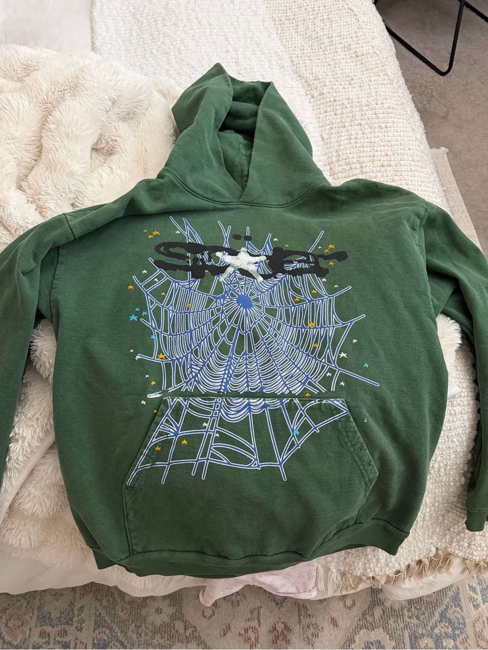 Sp5der Web Hoodie - Hunter Green